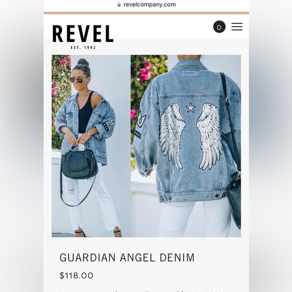 Oversized jean jacket size M - Picture 4 of 5